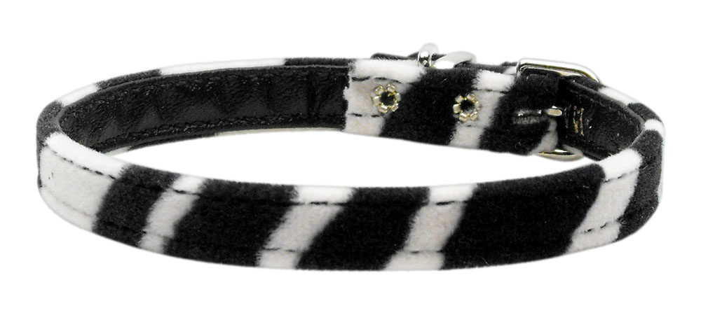 3/8" Plain Animal Print Collar Zebra 10